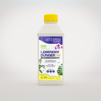 Lebender Bio Dünger Organic-Balance  500 ml, für Zimmer- & Grünpflanzen