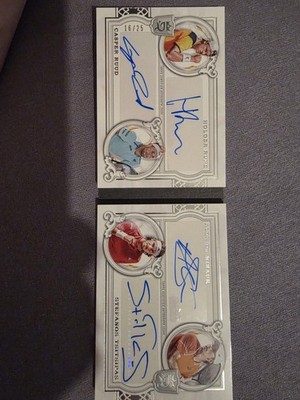 2024 Topps Royalty Collection Tennis Quad Player Autograph Book Card Holger Rune