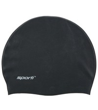 Silicone Swim Cap Black 