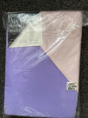 Vintage Marks & Spencer Bettwäsche Bettbezug Set 5 Fuß King Rosa Flieder NEU