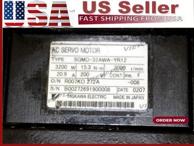 Yaskawa SGMD-32AWA-YR12 Servo Motor 3.2 Kw 2000 RPM Encoder UTMAE-B12DA