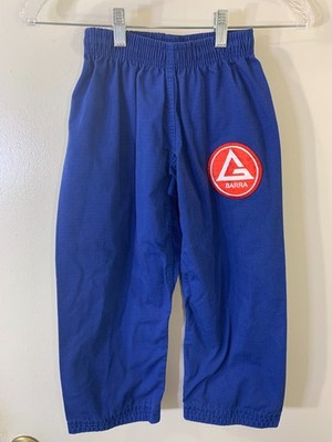 Gracie Barra Equipe Pants Brazilian Jiu-Jitsu Blue Youth 4 /Y4