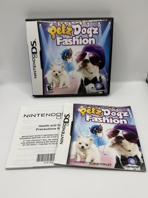 Petz Dogz Fashion Nintendo DS Case & Manual Inserts Only No Game
