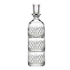 Godinger Dublin Crystal 3 Piece Stacking Decanter Set NEW NIB