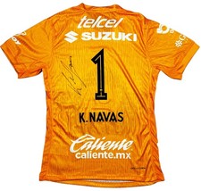 2026 Club Pumas UNAM Mexico auto signed KEYLOR NAVAS goalkeeper jersey w/ PROOF