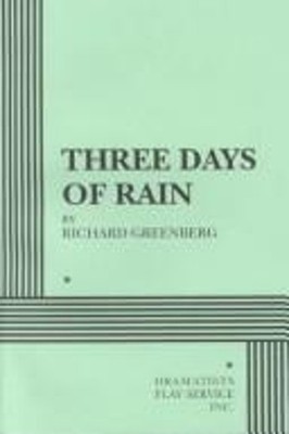 Three Days of Rain Paperback Richard Greenberg