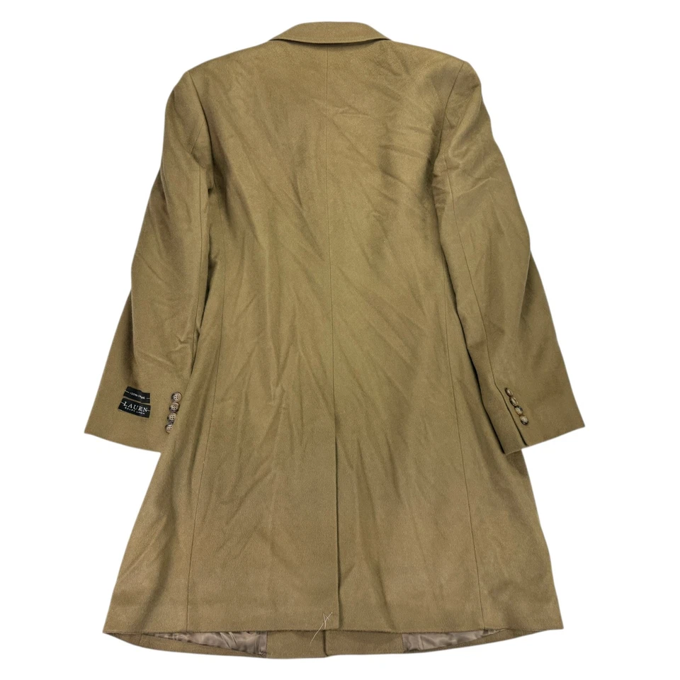 Abrigo Lauren Ralph Lauren Para Hombres Luther Lujo 100% Cachemira Camel 42R Foto 3 de 4