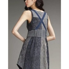 S Small marc by marc jacobs normandy blue multi dress button front unique