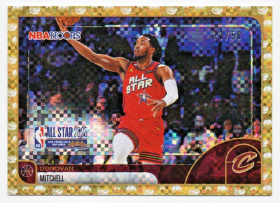 2025-26 Topps NBA Hoops Donovan Mitchell All Stars #287 Light Burst Gold /50