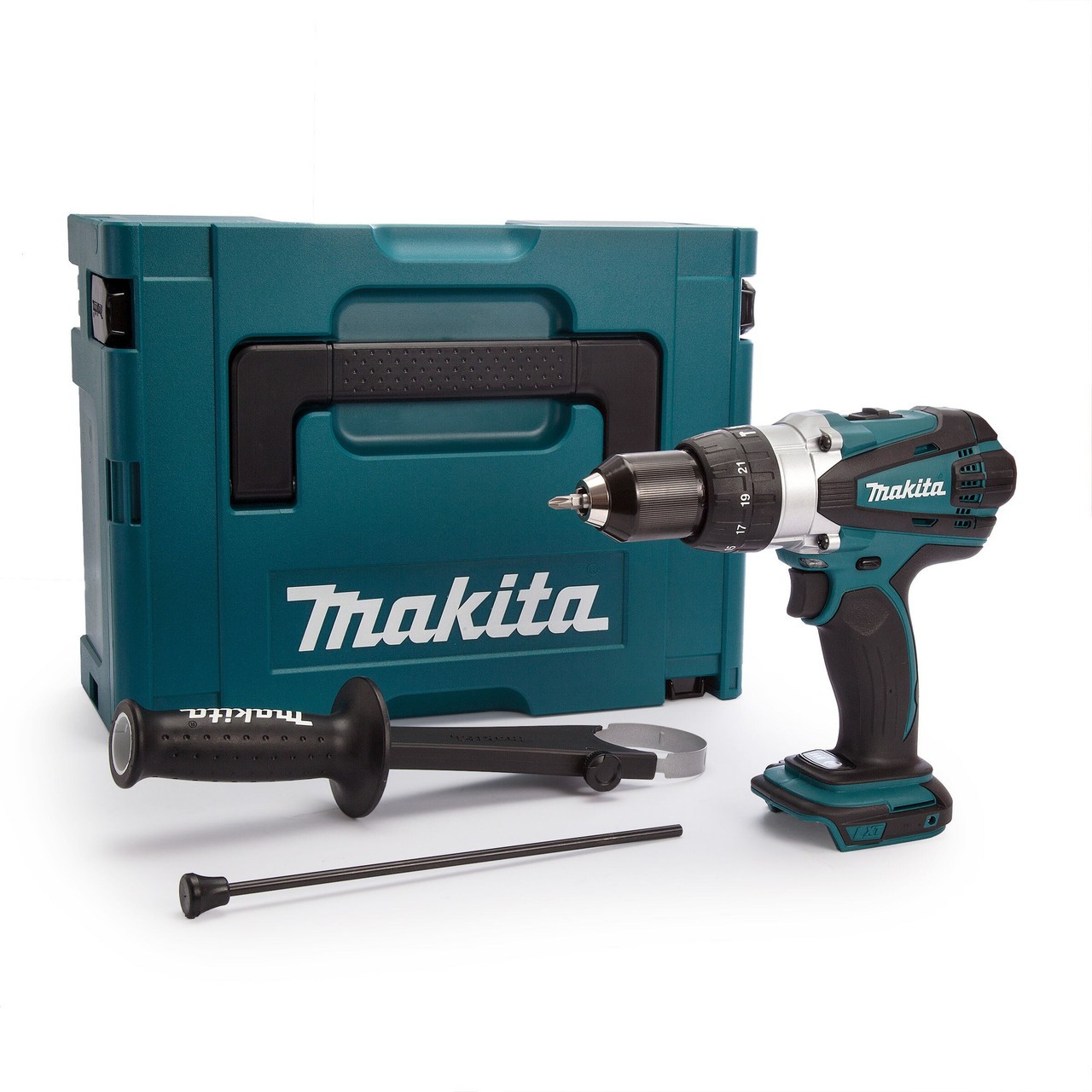 Makita DHP458ZJ 18V LXT Combi Drill (Body Only) in MakPac Case
