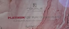 Nuovo con scatola Royale Platinum Genius elemento riscaldante ferro da stiro piatto in rosa sporco (prezzo consigliato $ 385)