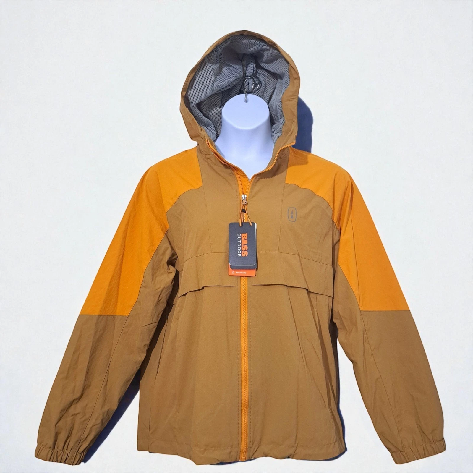 Bass Outdoor Men’s Large Tan/Burnt Orange Jacket NWT