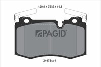 Pagid Bremsbelagsatz Scheibenbremse T1793N FüR Mini Clubman R55 R56 R58 R57 R59