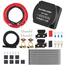 12v Dual Battery Isolation Kit For Rvs Marine With 140amp Vsr Relay 12v Dual Battery Isolation Kit For Rvs Marine With 140amp Vsr Relay