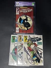 LOT of (4) Amazing Spider-Man Marvel Comic Books Issues 298,299,300 CGC 6.0, 301