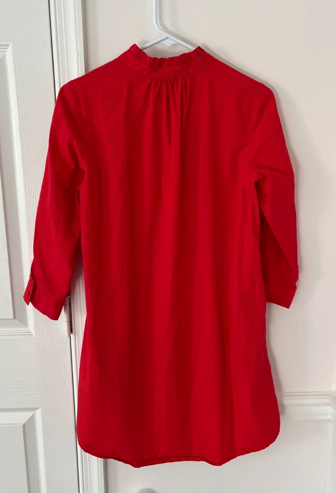 Vestido para mujer Sugarlips talla XS coral escote con volantes 100 % algodón Foto 2 de 4