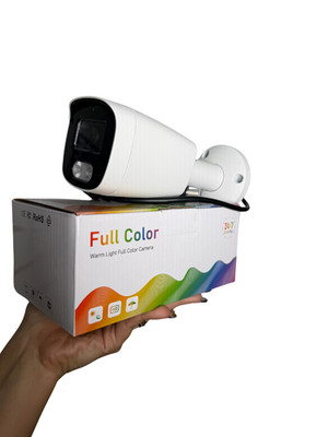 4in1 HD 8Megapixel 4K  TVI AHD CVI CCTV Full Color Night Bullet Camera White