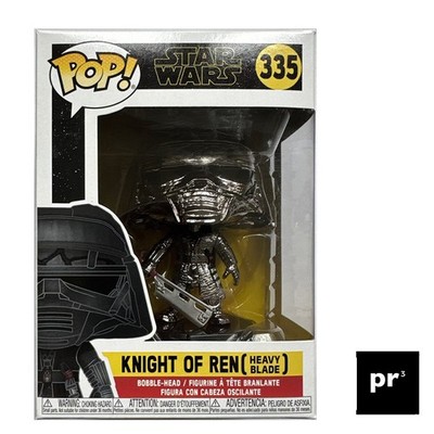 Funko Pop! Star Wars Knight of Ren Heavy Blade Hematite Chrome #335 GEWÖLBT