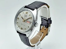 SLAVA 2428 SU Vintage Mechanical Wristwatch Double Calendar USSR Serviced Watch