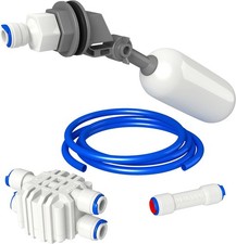 AquaticLife RO/DI Auto Shut-Off Float Valve Kit, 1/4" Tubing