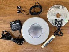 SONY CD Walkman D-EJ785 Portable CD Player w/AC Adapter, Earphone