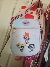 The Powerpuff Girls Blossom Bubbles Buttercup Fabric Shoulder Bag Adjustable