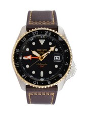 Seiko Men's 5 Sports SKX GMT Automatic Black Dial Watch - SSK036K1 NEW
