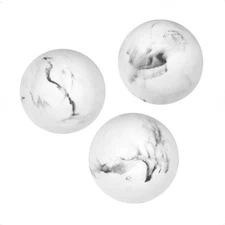 Creative Scents White Marble Look 2.75" Diameter, Matte 