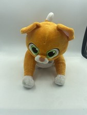 Disney Pixar Lightyear Sox Plush Toy Embroidered Eyes Orange Cat