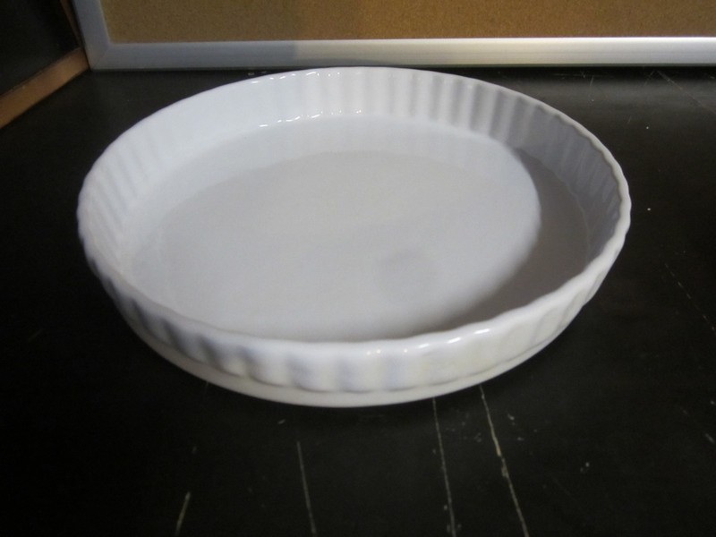 Kitchen Aid Vintage french porcelain Tart Baking Pie Pan 10-inch