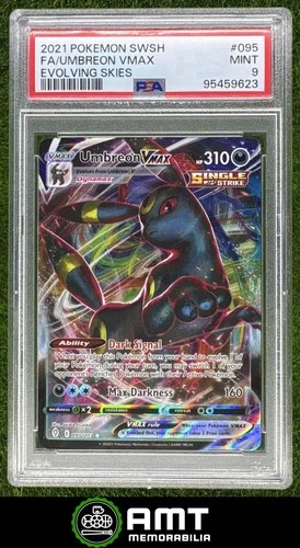 Umbreon VMAX PSA 9 2021 Pokemon Sword & Shield Evolving Skies #095/203 9623