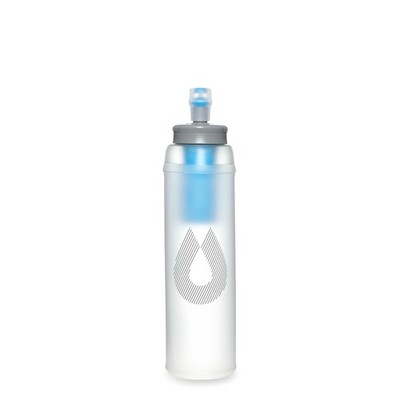 HydraPak UltraFlask+ 500ml - Filtered, Compressible Soft Flask Water Bottle f...
