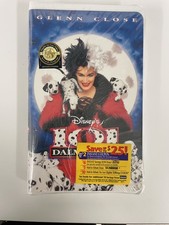 Disney  s 101 Dalmatians 1996 Film VHS Live Action Glenn Close Brand New Sealed