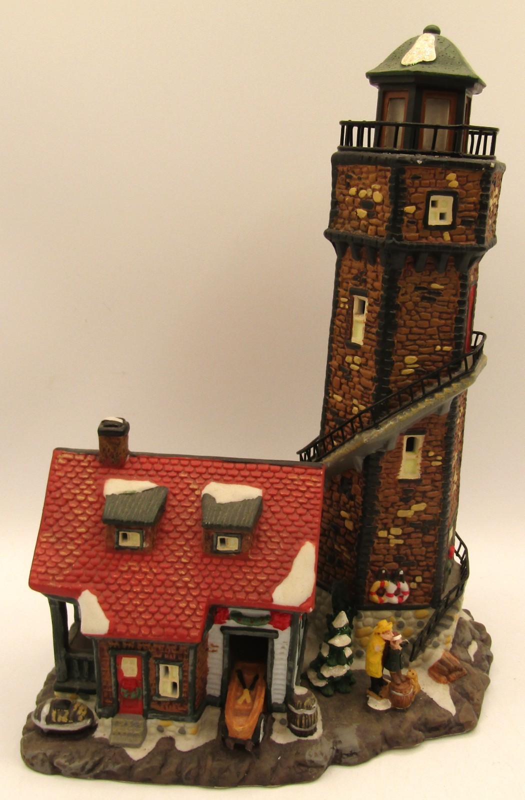 Santa's Workbench Collection Lighted Porcelain Hammersmith's Harbour Lights.