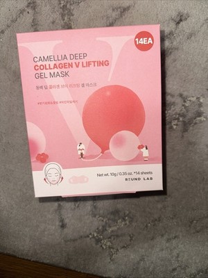 Camellia Deep Collagen v Lifting Gel Mask 14EA, Double-Chin