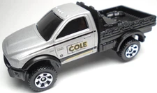 2018 MATCHBOX '16 DODGE RAM 2500 FLATBED COLE ARCHITECTURAL SILVER 3" PICKUP