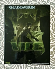 Vice Shadowrun Crime Sourcebook Catalyst 26203 Softcover 2010 NM/EUC