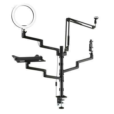 Diablo Monitorhalterung Für X-Drive SIM Rig – Schwarz, Verstellbar, Für 32-50 Zoll, Bis 35 Kg, Mit Kabelmanagement