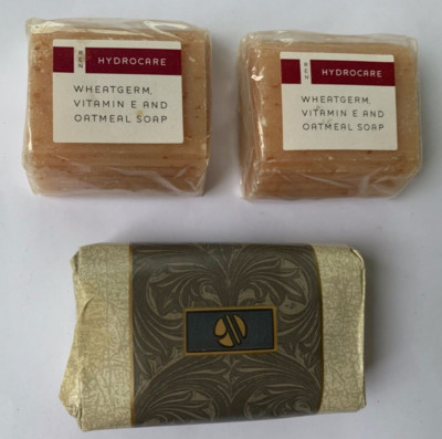 3 x Vintage Soap SOAP Hotel Soap Ren Hydrocare (Oatmeal) + Bath & Body Bars