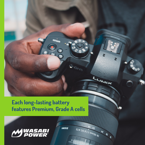 Wasabi Power Battery (2-Pack) and Dual Charger for Panasonic DMW-BLE9, DMW-BLG10 - Picture 11 of 12