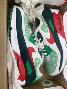 Nike Air Max 90 Ugly Sweater Nordic Christmas DC1607-100 Size M 8 / W 9.5 |  eBay