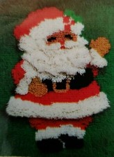 WonderArt Christmas Latch Hook Kit 4895 Santa Claus un-used