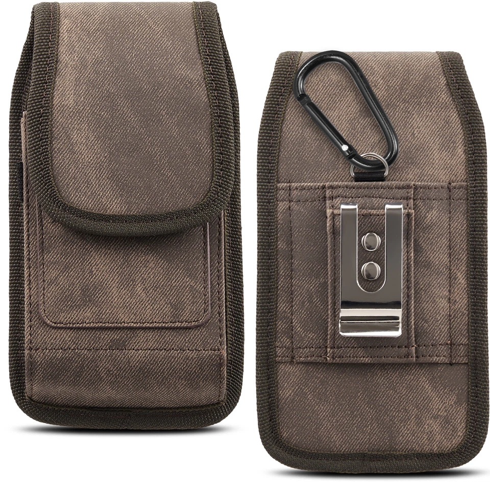 2 Pack Rugged Belt Clip Case for iPhone XS Max 8 7 6 6s Plus Holster Phone Pouch - Image 3 of 4