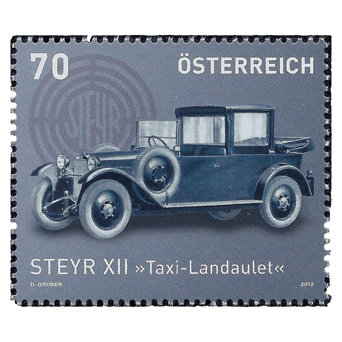 XF/S (Extremely Fine/Superb) Austrian Transportation Postal Stamps