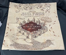 Harry Potter Pillow Cover - Marauder's Map  