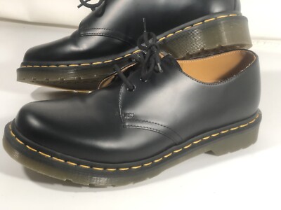 Doc Martens 11837 Womens Shiny Black Leather Oxford Boot Doc Martens 11837 Womens Shiny Black Leather Oxford Boot