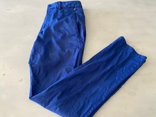 Men s Hugo Boss Slim Fit Flat Front Cotton Blend Green Label Chino Pants Size 32