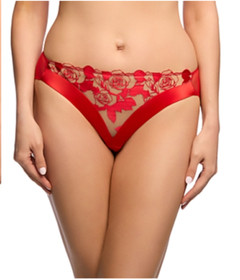 Dita Von Teese Rosabelle Bikini Bottoms Red Size M   5446