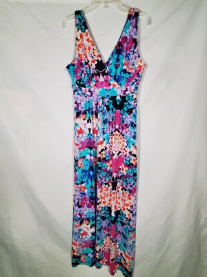 chinese dress ladies Watercolor Floral Print Strapless Maxi Dress - Yellow 4