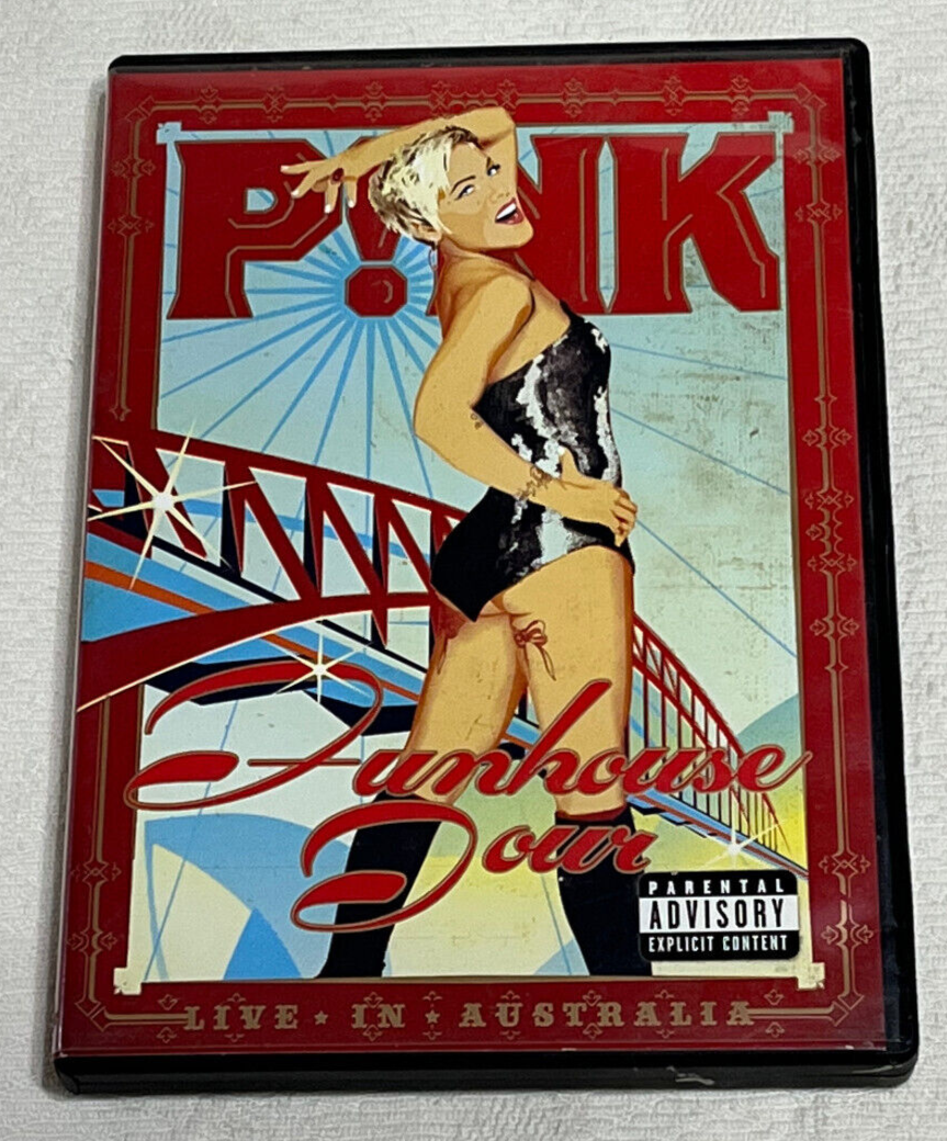 PINK : Funhouse Tour - Live In Australia DVD In Vgc (FREE UK P&P)